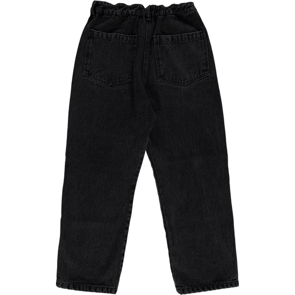 Spodnie jeansowe Gentiane long black denim Poudre Organic