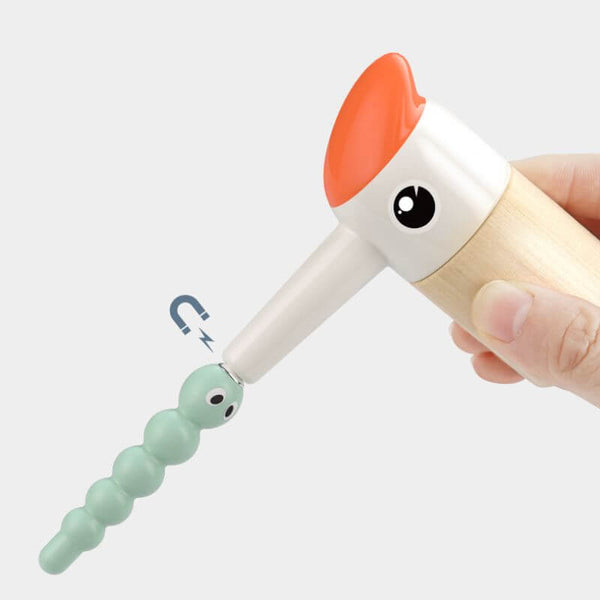 Gra zręcznościowa Nakarm ptaszka Złap robaczka