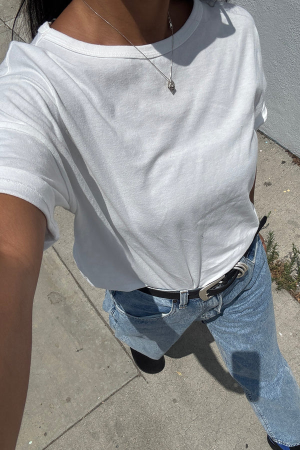 Bawełniany T-shirt Her Tee, Natural