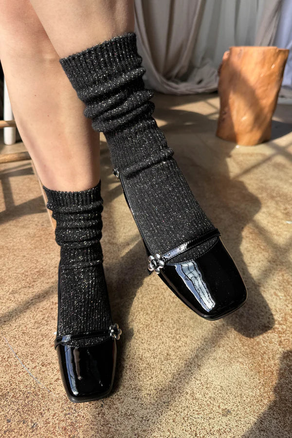 Skarpety Winter Sparkle Socks starry night Le Bon Shoppe