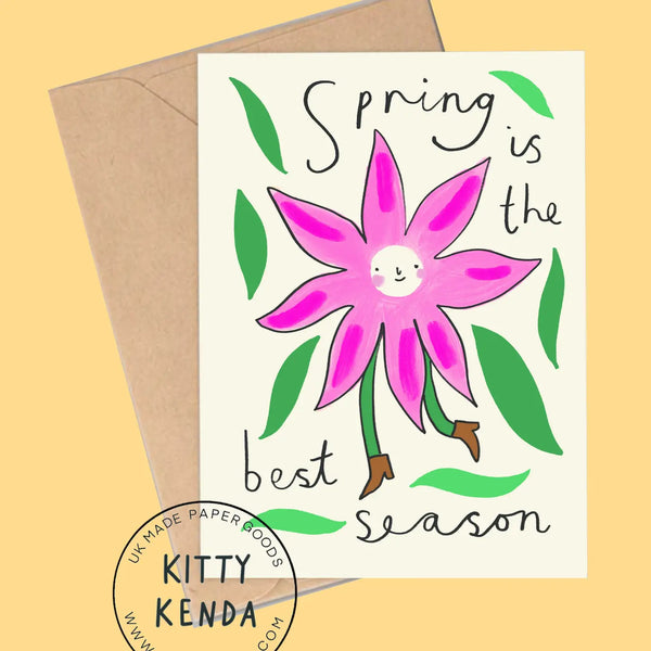 Kartka Spring is the best season