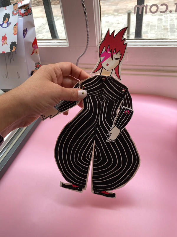 Lalka z papieru Ziggy