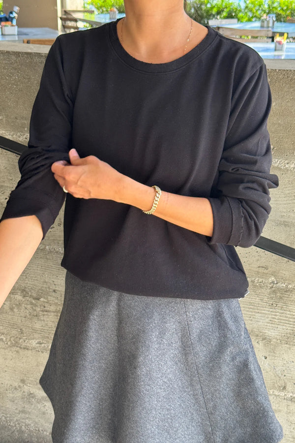 Longsleeve Everyday Tee black Le Bon Shoppe