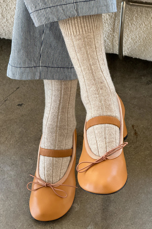 Skarpety kaszmirowe Classic Cashmere Socks fawn Le Bon Shoppe