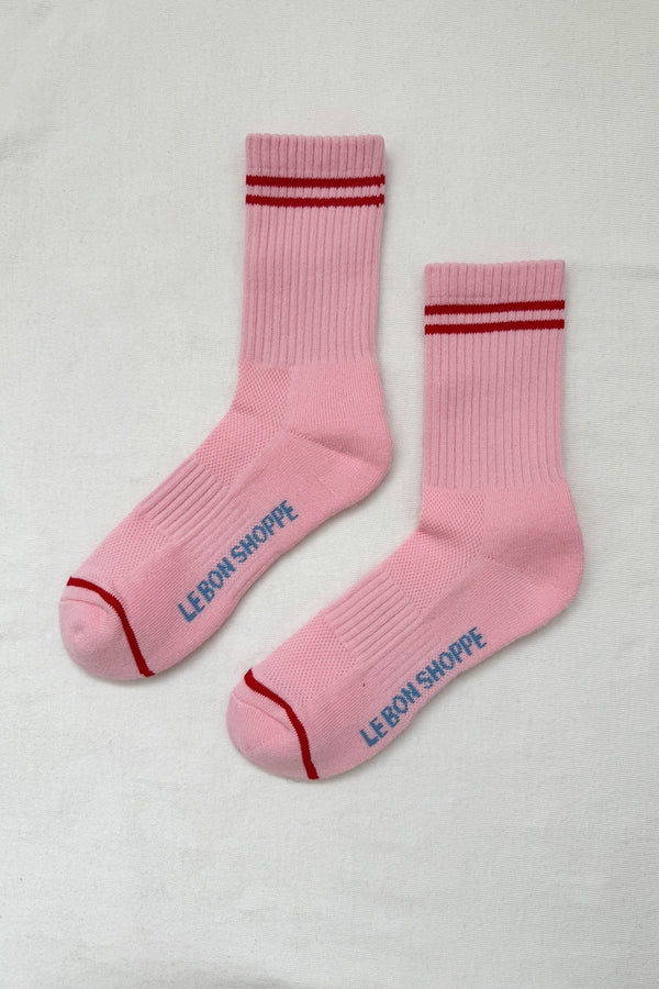 Skarpety Boyfriend Socks amour pink Le Bon Shoppe