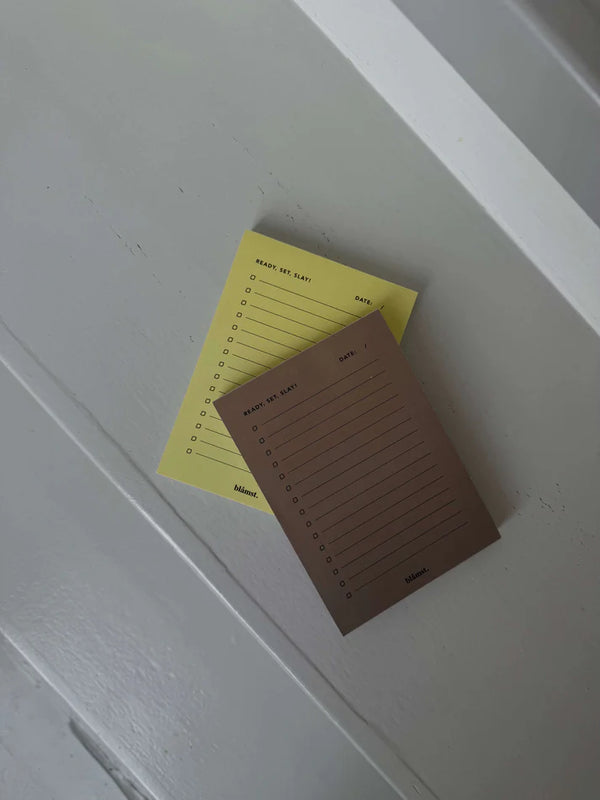 Notes To Do Ready, Set, Slay!  A6 100 str. mocca