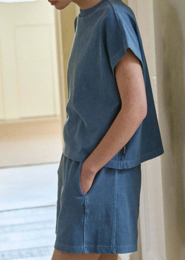 Szorty bawełniane Flared Basketball Shorts cornflower