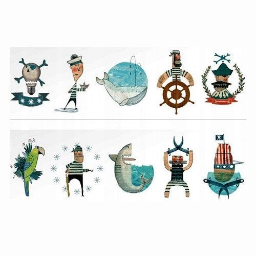 Tatuaże zmywalne Piraci Londji