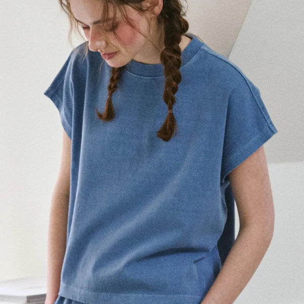 T-shirt Jeanne Tee, Cornflower blue