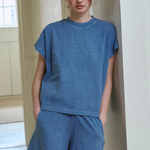 T-shirt Jeanne Tee, Cornflower blue