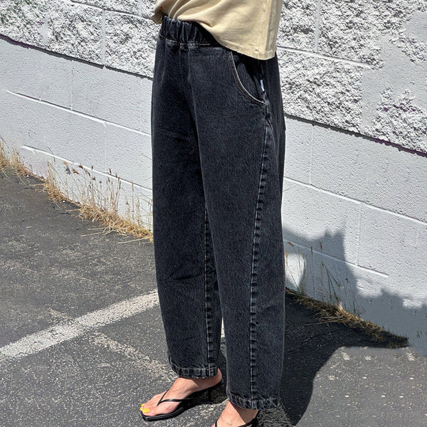 Spodnie Arc Pants, Black Denim