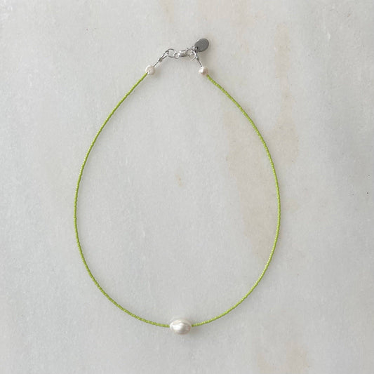 Naszyjnik Essential Pearl - Matcha