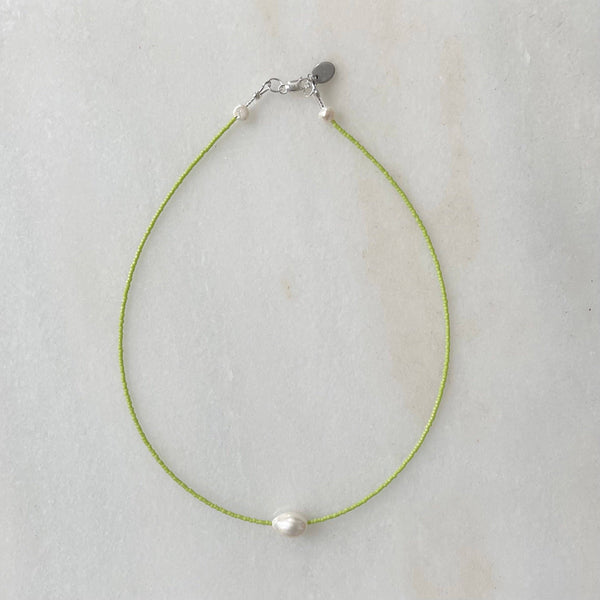Naszyjnik Essential Pearl - Matcha