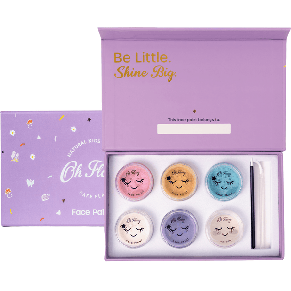 Naturalny zestaw do malowania twarzy Magic Garden z akcesoriami