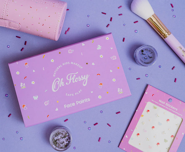 Naturalny zestaw do malowania twarzy Magic Garden z akcesoriami