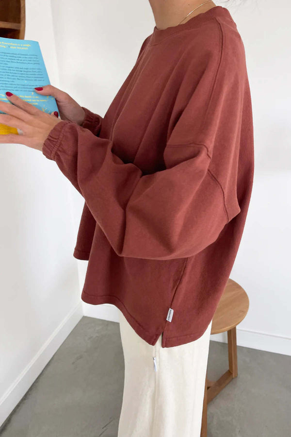 Bluza Naturelle Tee brick Le Bon Shoppe