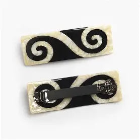 Spinka Spiral French Barrette black