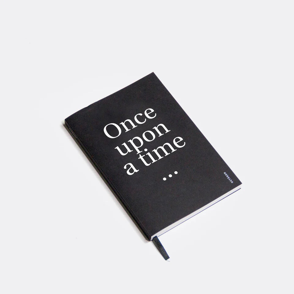 Notes z numerowanymi stronami A5 Once upon time... black