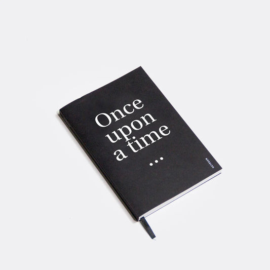Notes z numerowanymi stronami A5 Once upon time... black