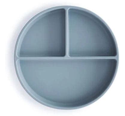 Mushie Talerzyk Silikonowy z Przyssawką Powder Blue