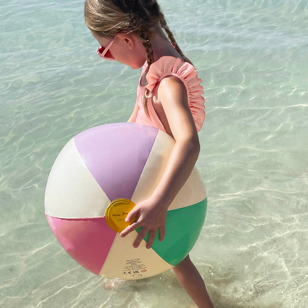 Piłka plażowa Otto Beach Ball menthe/violet/bubblegum 45 cm