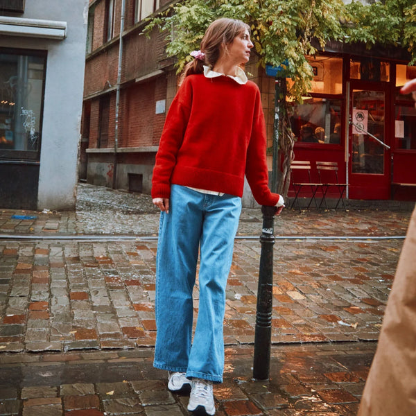 Sweter Azalee Laine scarlett red