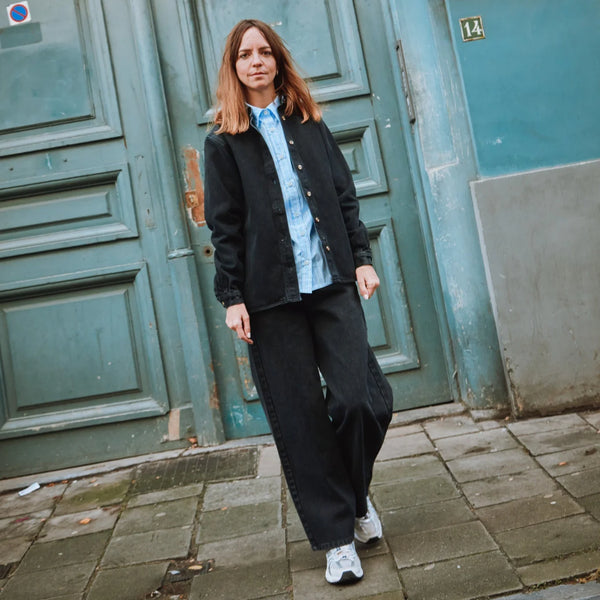 Koszula bawełniana Capucine rayures bleues