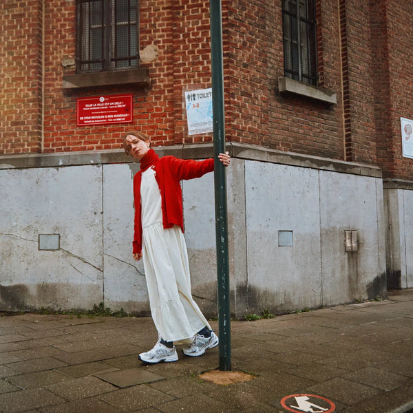 Kardigan Petale Laine mist