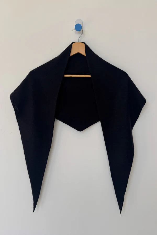 Szal kaszmirowy Cashmere Shawl black Le Bon Shoppe