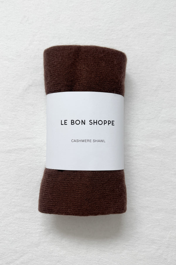 Szal kaszmirowy Cashmere Shawl black Le Bon Shoppe