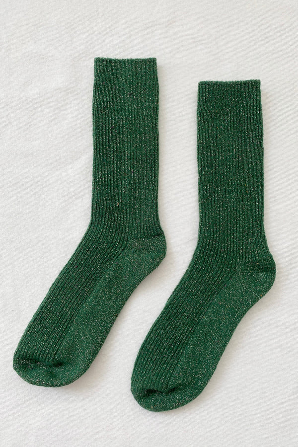 Skarpety Winter Sparkle Socks evergreen Le Bon Shoppe