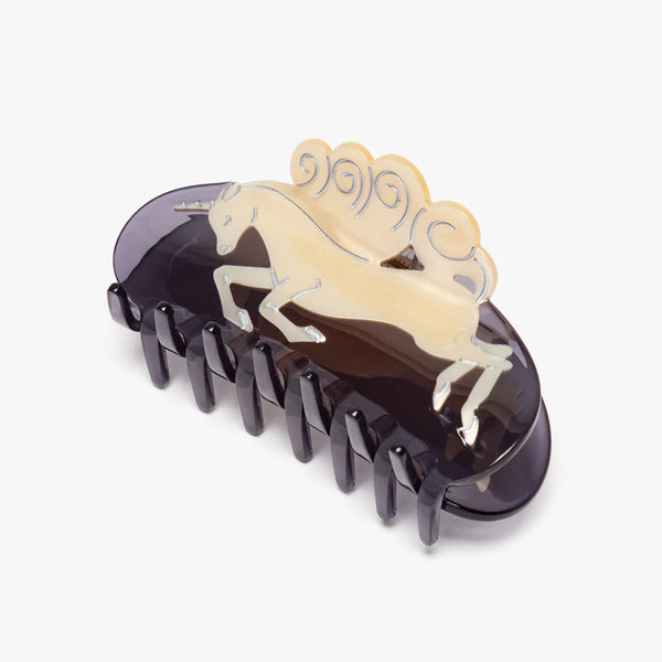 Klamra Unicorn Horse Cream and Navy