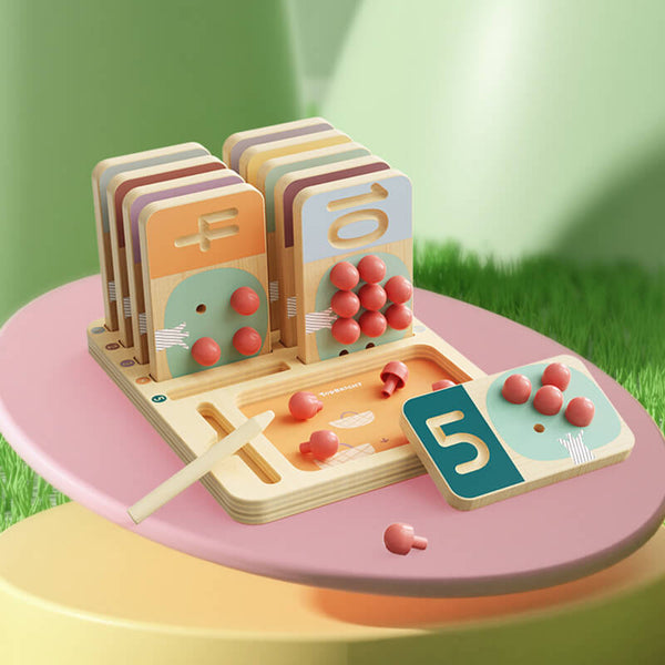 Zabawka edukacyjna do nauki liczenia Liczę owoce