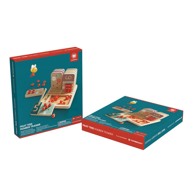 Zabawka edukacyjna do nauki liczenia Liczę owoce