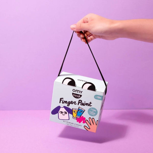 Zestaw do malowania palcami z fartuszkiem