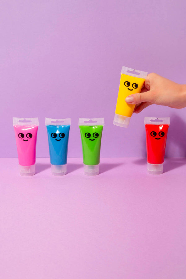 Zestaw do malowania palcami z fartuszkiem