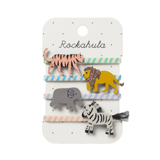 Gumki do włosów dla dziewczynki Party Animals Stripy 4 szt.