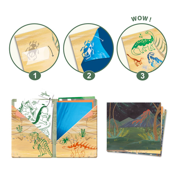 Zestaw Artystyczny Łatki - Dinozaury