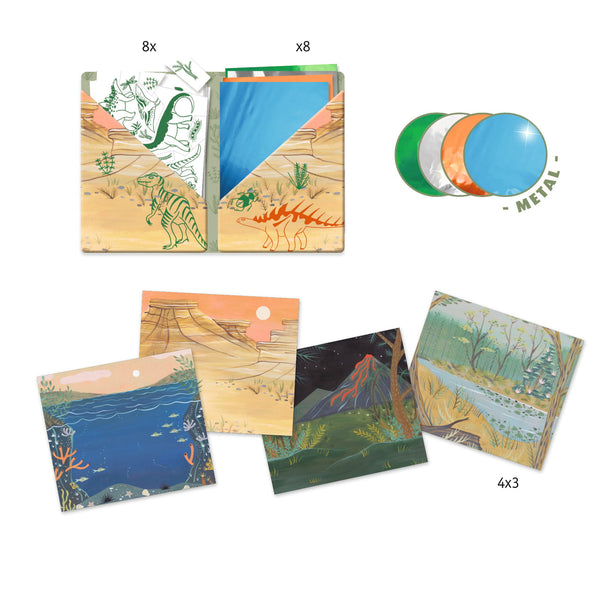 Zestaw Artystyczny Łatki - Dinozaury