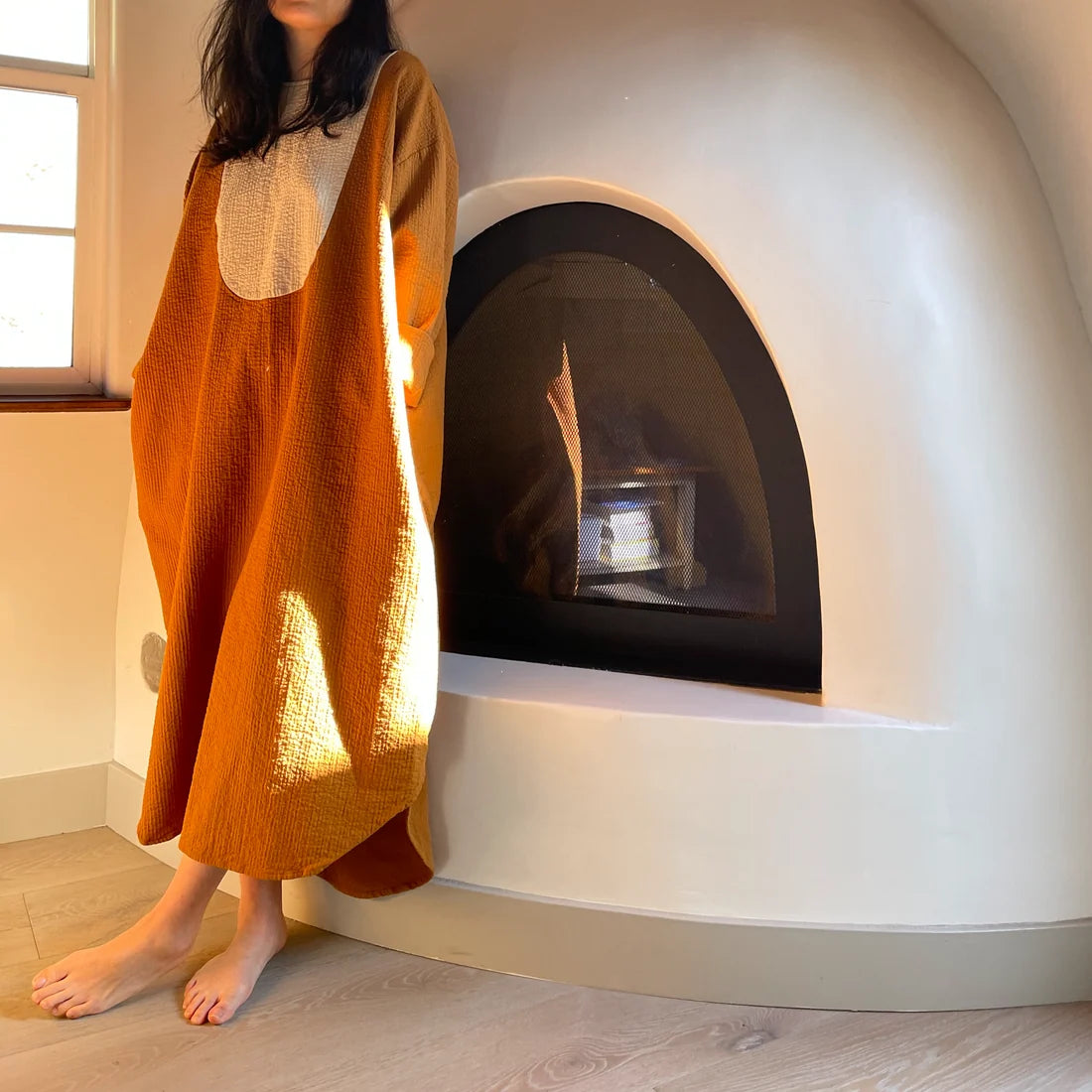 Sukienka November Maxi Dress caramel OS