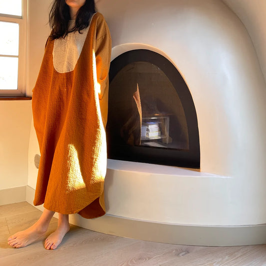 Sukienka November Maxi Dress caramel OS