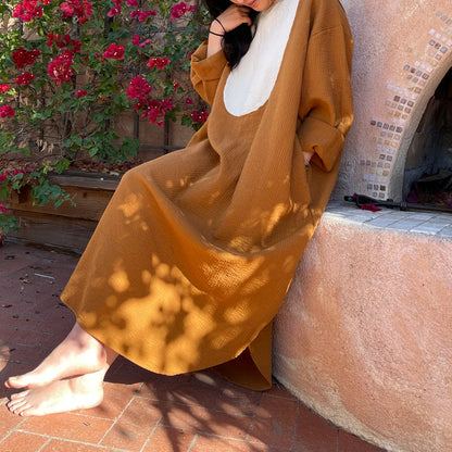 Sukienka November Maxi Dress caramel OS