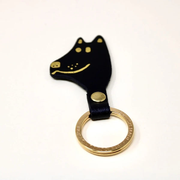 Brelok Dog head black