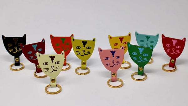Brelok Cat head black