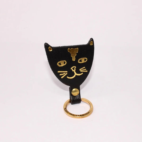 Brelok Cat head black