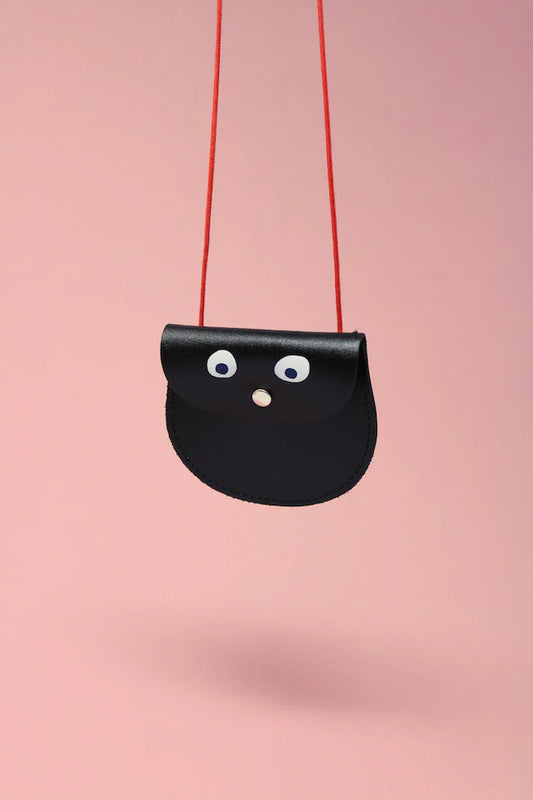 Portmonetka na sznurku Googly Eye black