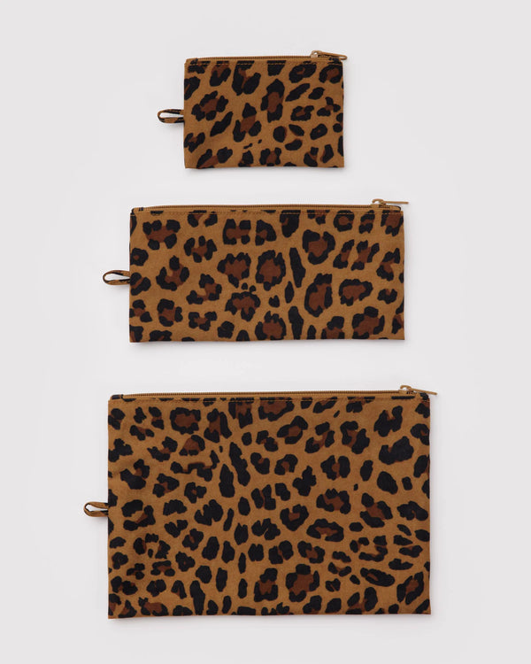 Zestaw saszetek Flat Pouch Set leopard