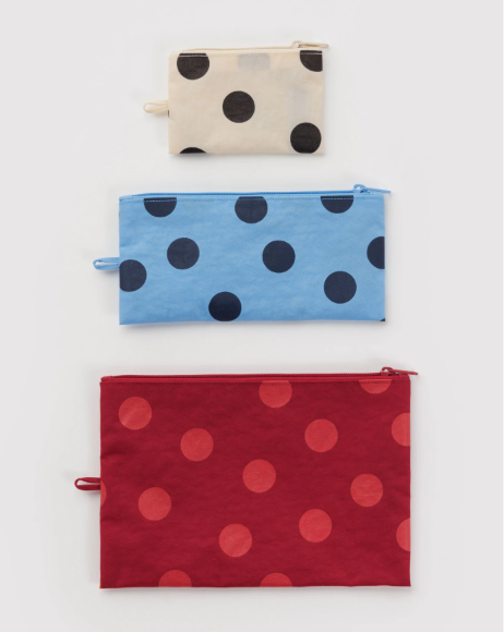Zestaw saszetek Flat Pouch Set Polka Dot Mix