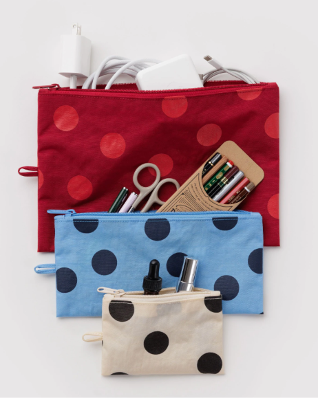 Zestaw saszetek Flat Pouch Set Polka Dot Mix