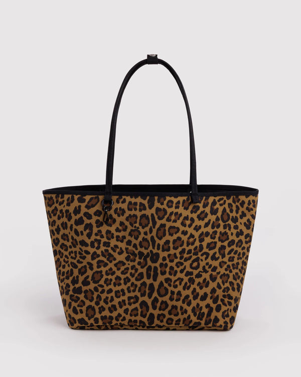 Torba Large Nylon Reversible Tote leopard mix